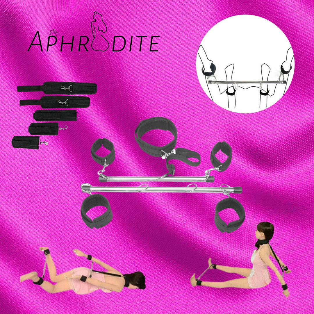 Aphrodite Bondage Wrist & Ankle Cuffs Bar Spreader – Aphrodite Adult