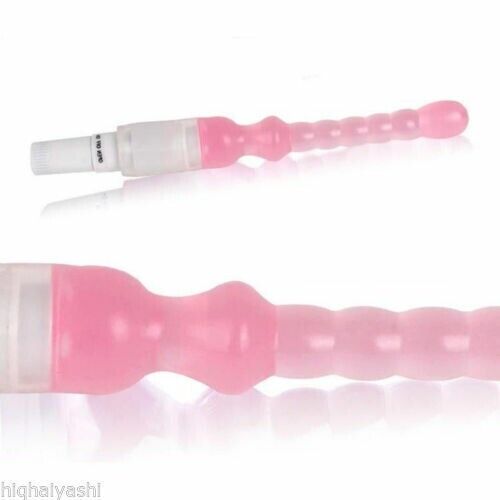 Jelly Anal Beads Vibrating Butt Plug G-Spot Sex Toys for Men Women Couple